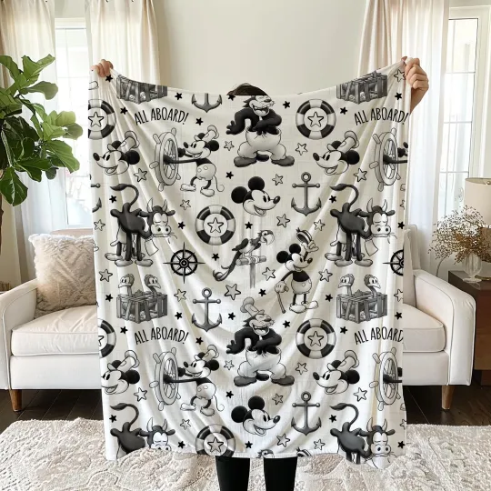 Discover Mickey Mouse And Friend Disney Fleece Blanket, Disney Mickey Fleece Blanket