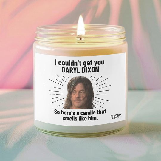 Discover 9oz Daryl Dixon Scented Candle – Fan Gift, Fandom Inspired