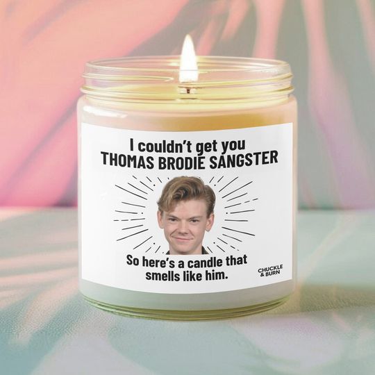 Discover Scented Candle Inspired by Thomas Brodie Sangster for Fans and Friends