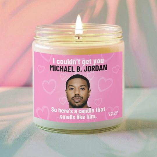 Michael B Jordan Scented Candle – Fandom-Inspired Gift for Fans and Friends