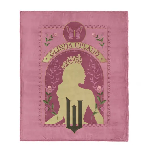 Wicked Glinda Upland Disneyland Christmas Holiday Fleece Blanket