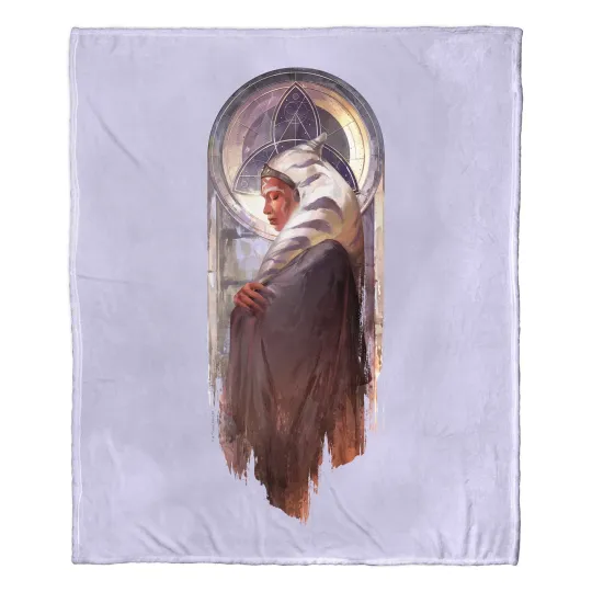 Discover Star Wars Ahsoka Protection Disneyland Christmas Holiday Fleece Blanket