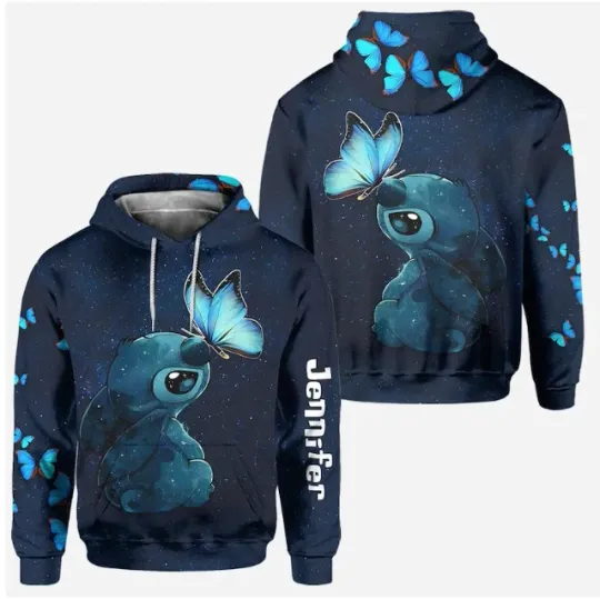 Discover Personalized Stitch 3D HOODIE HALLOWEEN GIFT CHRISTMAS GIFT