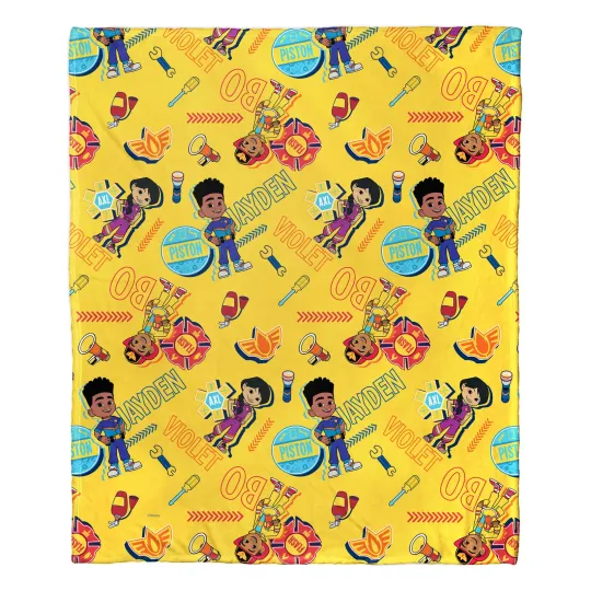 Discover Disney Firebuds Heroes In Training Superhero Christmas Holiday Fleece Blanket