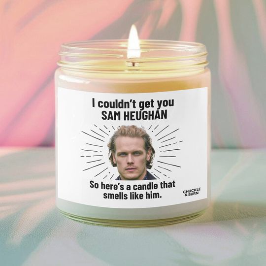 Discover Scented Candle Inspired by Sam Heughan for Outlander Fans