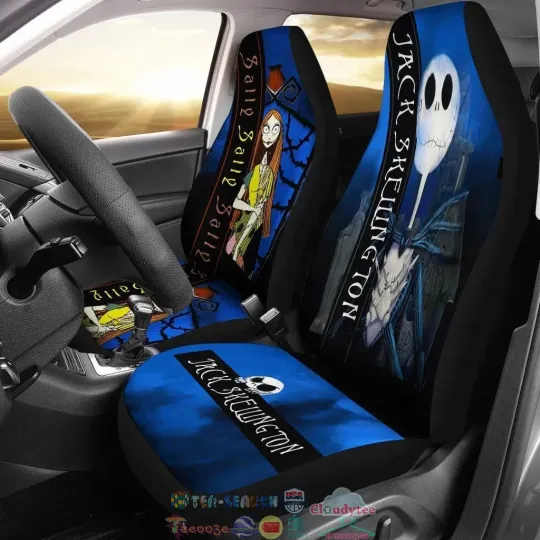 Discover Jack Skellington And Sally Car Seat Covers