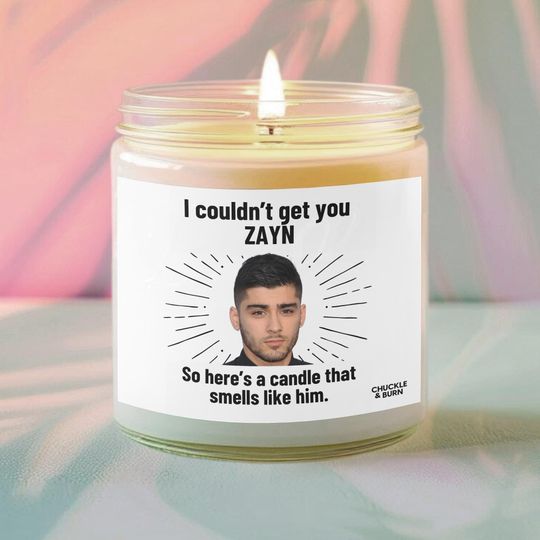 Discover Zayn Scented Candle | Fandom-Inspired Gift for Fans