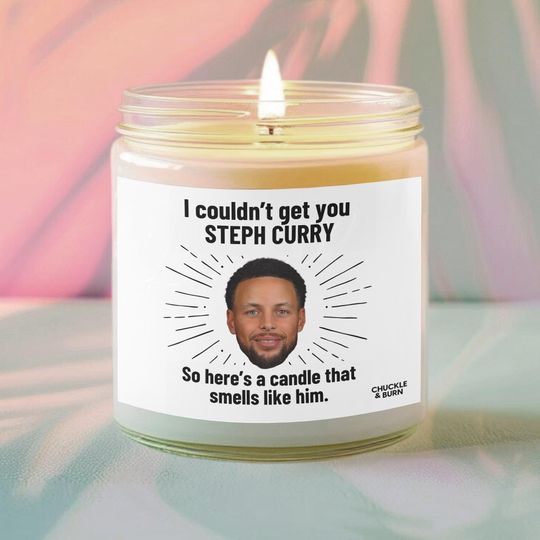 Discover Steph Curry Scented Candle | Fan Gift for Basketball Lovers