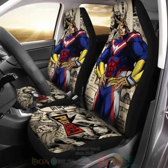 All Might Manga-Anime Hero Anime Car Seat Covers