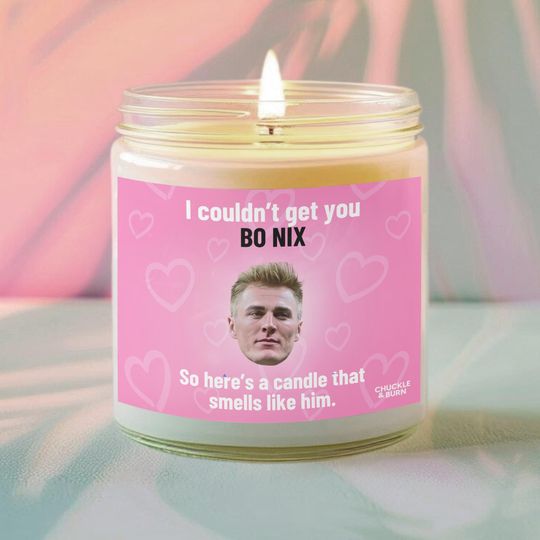 Discover Candle Inspired by Bo Nix, Fandom Collector Gift