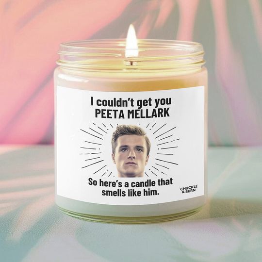 Peeta Mellark Scented Candle - Fandom Inspired Gift for Fans and Friends