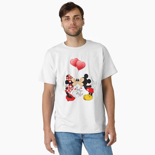 Discover Mickey and Minnie Love Classic T-Shirt