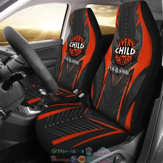 Discover Personalized Every Child Matters Car Seat Cover Orange Day Awareness