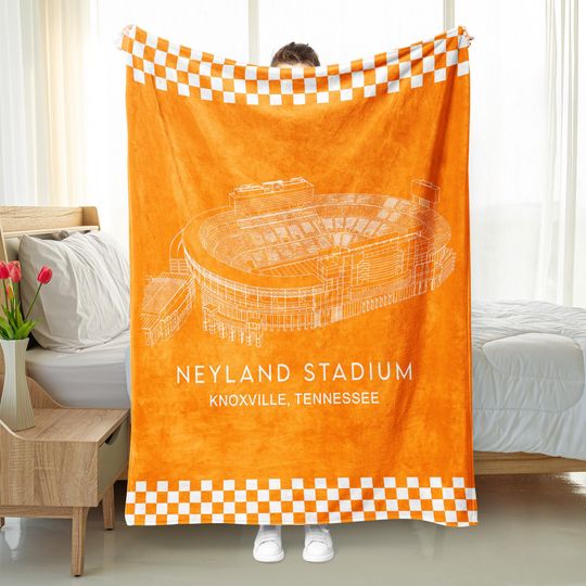 Discover Neyland Stadium Blanket, Tennessee Football Stadium Blanket