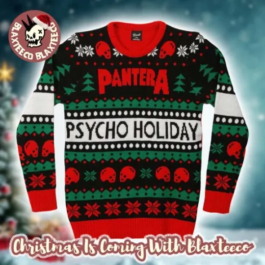 Discover 1Pantera Psycho Holiday Ugly Christmas Sweater