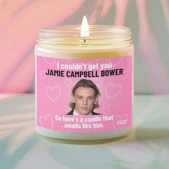 Discover Scented Candle Inspired by Jamie Campbell Bower for Fans and Gift Giving