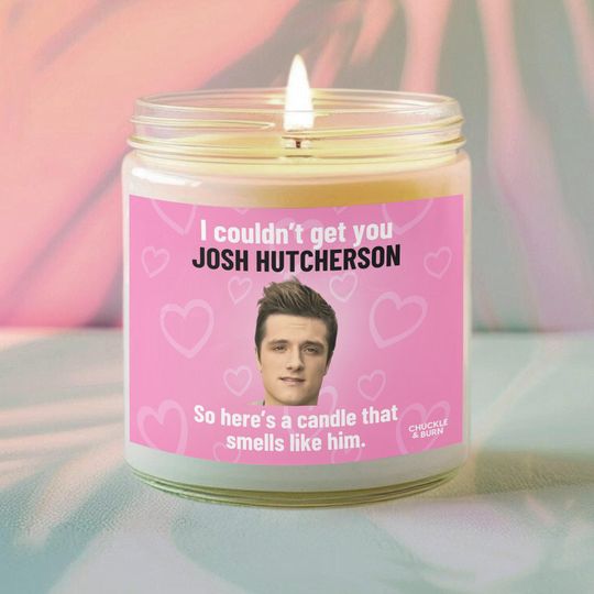 Discover Scented Candle Inspired by Josh Hutcherson | Fan Gift for Friends