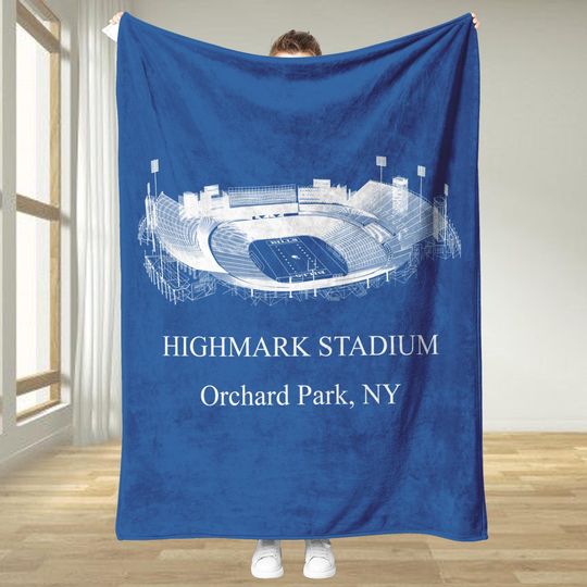 Highmark Stadium Stadium Blanket, Buffalo Bills Football Blanket