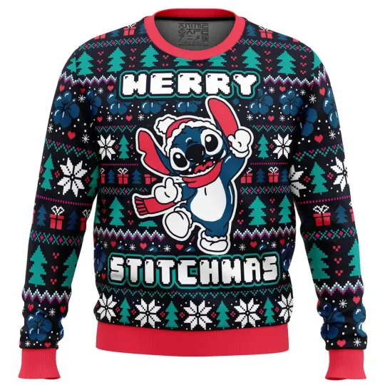 Discover Merry Stitchmas Stitch Ugly Christmas Sweater