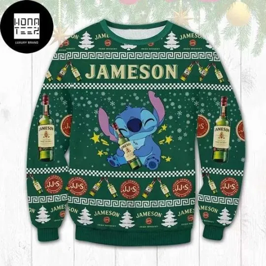 Discover Stitch Hug Jamesson 2023 Ugly Christmas Sweater