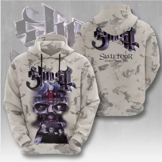 Tour 2025 Ghost Band 3D Hoodie Best For Fan Ghost Band 3D Shirt