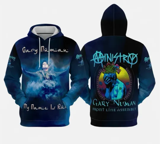 Discover Gary Numan 2025 Tour Hoodie AOP 3d Unisex S-5XL MEN