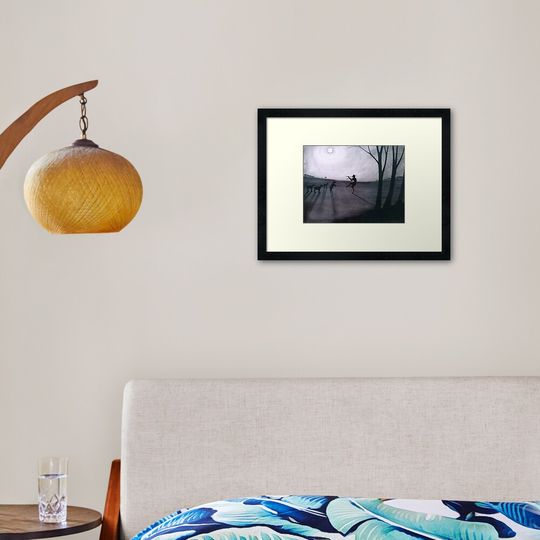 Discover Léon Spilliaert - Faun by moonlight - Faun bij maneschijn Framed Art Print