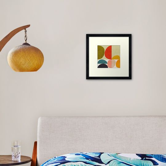 Discover mid century 3 Framed Art Print