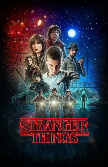 Stranger Things Glossy Poster, Premium Matte Vertical Wall Art