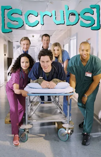 Discover Scrubs Poster print 11"x17" inches home decor