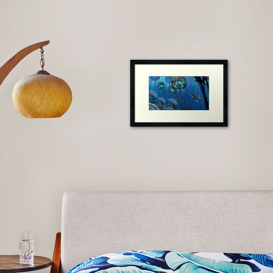 Discover The Grand Reefs Framed Art Print