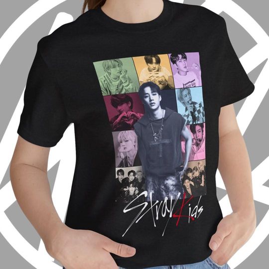 Discover Stray Kids Bang Chan K-Pop T-Shirt, "Eras Tour" Inspired Merch Tee