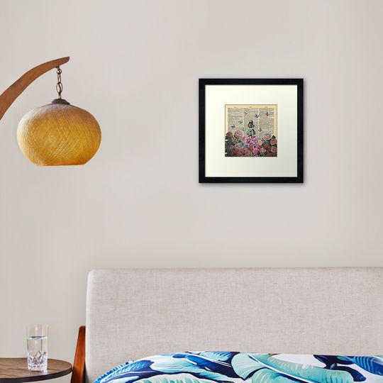 Discover Alice In Wonderland - Wonderland Garden Framed Art Print