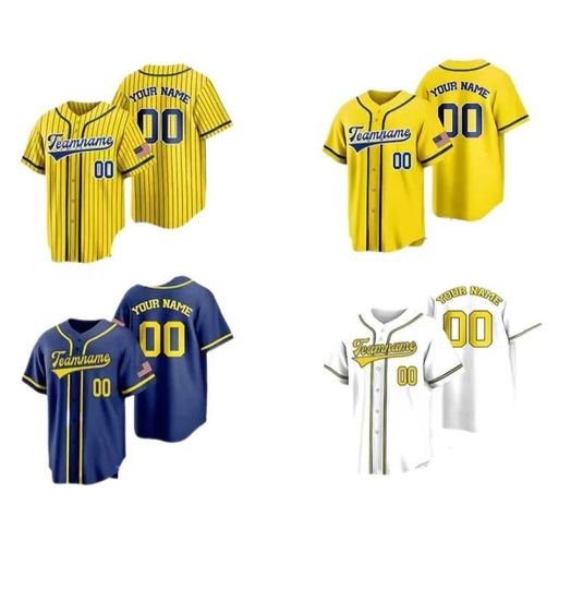 Discover Personalized Bananas Team Baseball Jersey, Custom Name Number