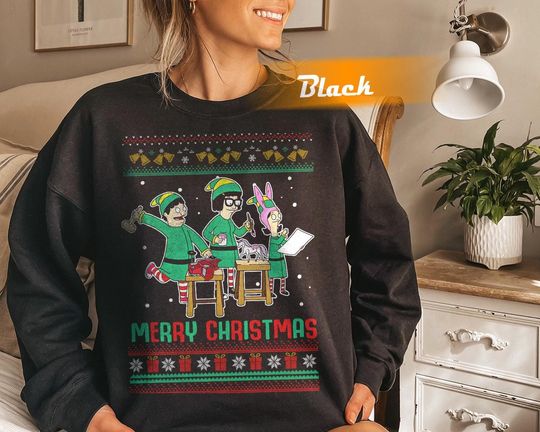Discover Bob's Burgers Christmas Sweatshirt, Merry Christmas Movie Shirt