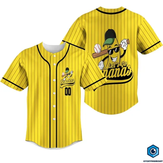 Discover Custom Baseball Jersey, Funny Banana Baseball Jersey, Gift For Savannah  Jersey