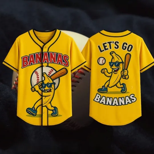 Savannah Bananas Baseball Jersey Shirt