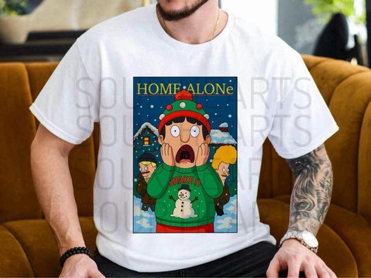 Discover Bob's Burgers Christmas Gene Belcher Graphic T-Shirt Unisex Holiday Tee