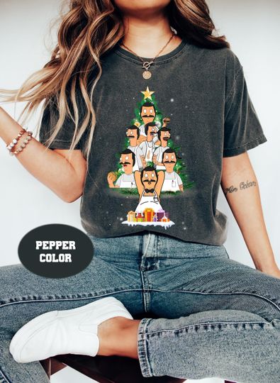 Discover Bob Belcher Christmas Tree Comfort Colors T-Shirt, Funny Retro Tee