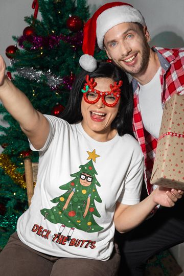 Discover Tina Belcher Christmas Tree T-Shirt | Bob's Burgers Graphic Tee for Men and Women