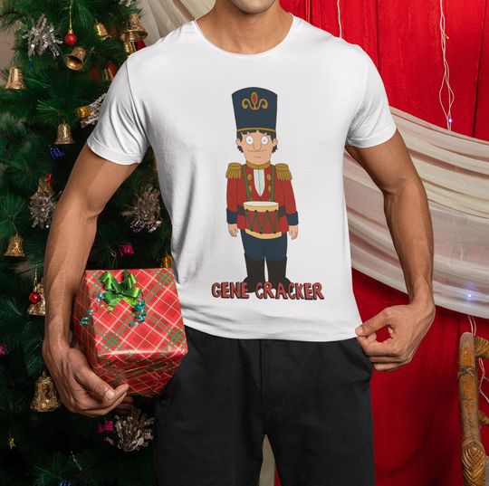 Discover Gene Belcher Christmas T-Shirt - Bob's Burgers Holiday Graphic Tee for Men and Women