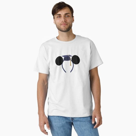Discover Graduation Mickey ears Classic T-Shirt