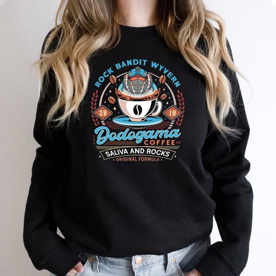 Dodogama Coffee Classic T-Shirt Monster Hunter Parody Sweatshirt Gaming Tee