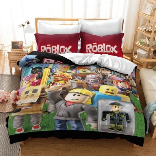 Roblox Anime Cartoon Bedding Set