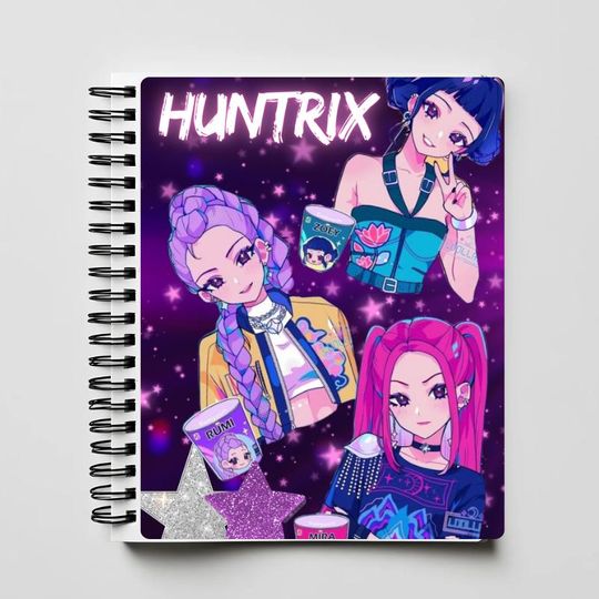 Discover Kpop Demon Hunter Composition Notebook Covers | Printable Journal Covers | KPOP Notebook Covers: Back to School