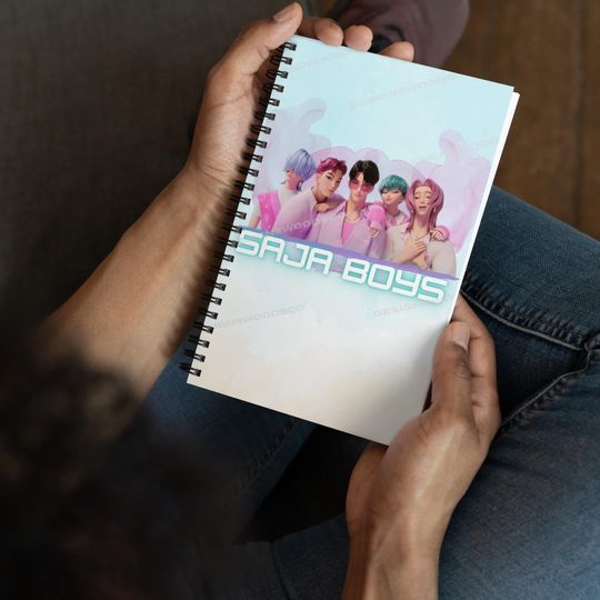 Discover Kpop Demon Hunters Spiral notebook