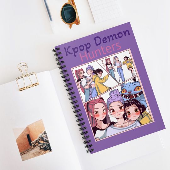 K-Pop Demon Hunters Notebook,huntrix - Creative Writing