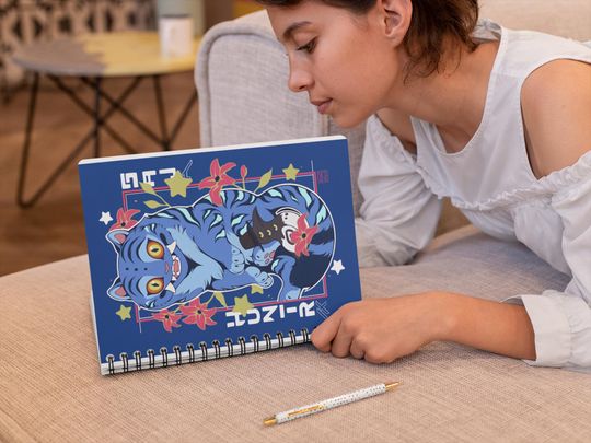 Discover K-Pop Demon Hunters Derpy Spiral Notebook - Ruled Line, School Supplies