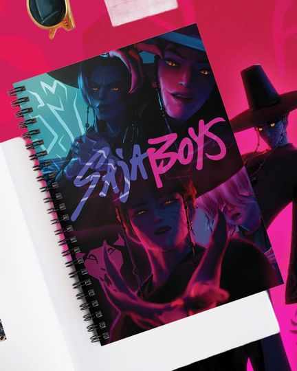 Discover Saja Boys Demons Spiral Notebook - Ruled Line, Saja Boys