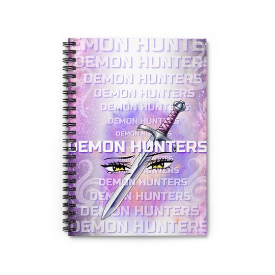 K-pop DEMON HUNTER HUNTRIX Spiral Notebook
